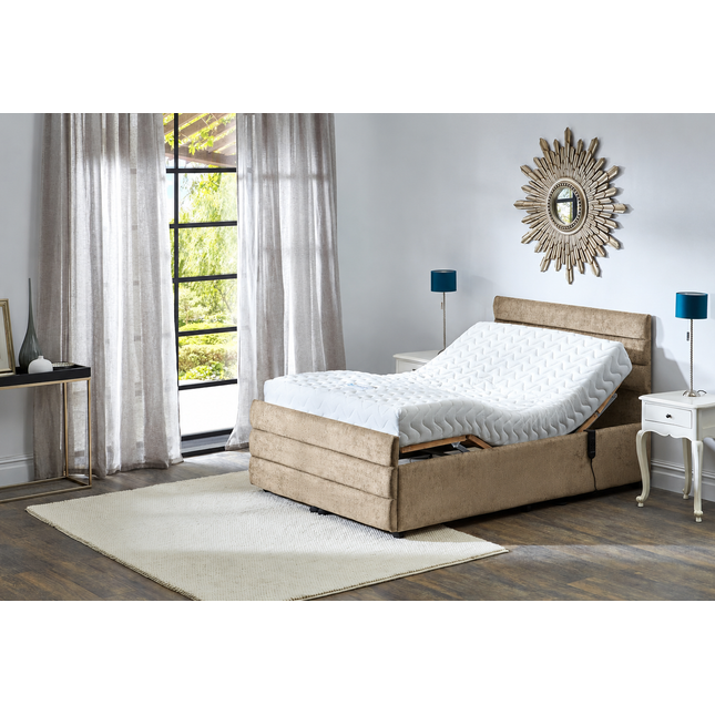 Supreme Adjustable Bed - Windsor Headboard & Footend,  Premium Memory Foam, 25 Year Warranty