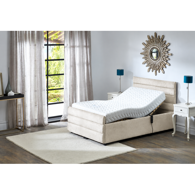 Supreme Adjustable Bed - Windsor Headboard & Footend,  Premium Memory Foam, 25 Year Warranty