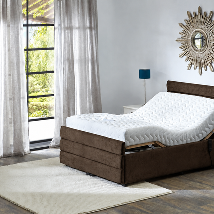 Supreme Adjustable Bed - Windsor Headboard & Footend,  Premium Memory Foam, 25 Year Warranty*