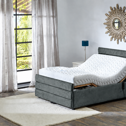 Supreme Adjustable Bed - Windsor Headboard & Footend,  Premium Memory Foam, 25 Year Warranty*