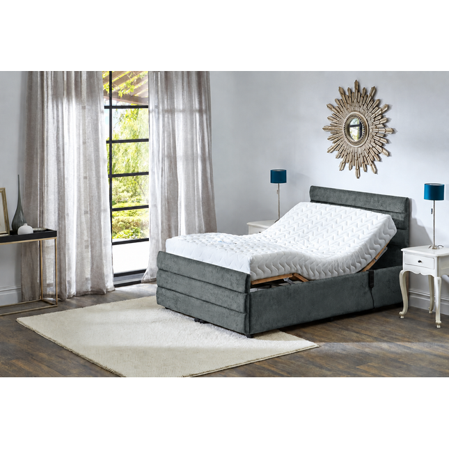 Supreme Adjustable Bed - Windsor Headboard & Footend,  Premium Memory Foam, 25 Year Warranty