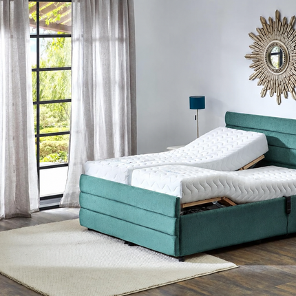 Supreme Adjustable Bed - Windsor Headboard & Footend,  Premium Memory Foam, 25 Year Warranty*