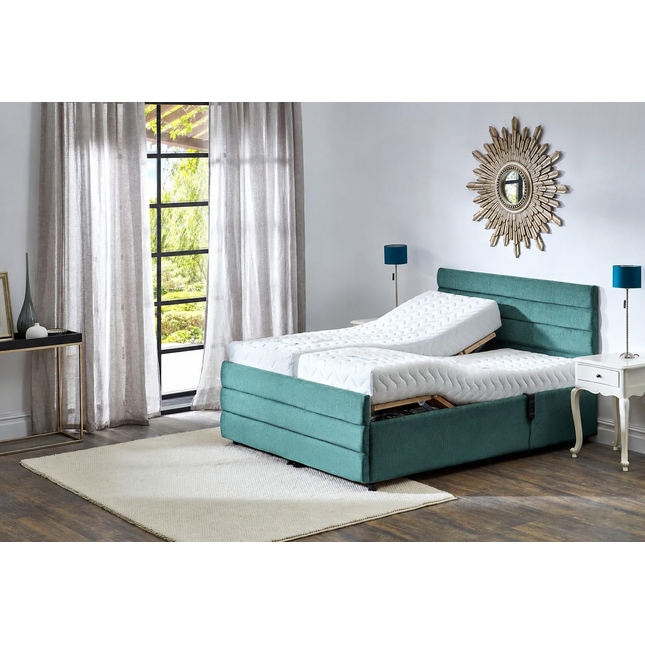 Supreme Adjustable Bed - Windsor Headboard & Footend,  Premium Memory Foam, 25 Year Warranty