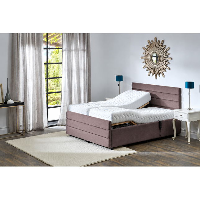 Supreme Adjustable Bed - Windsor Headboard & Footend,  Premium Memory Foam, 25 Year Warranty