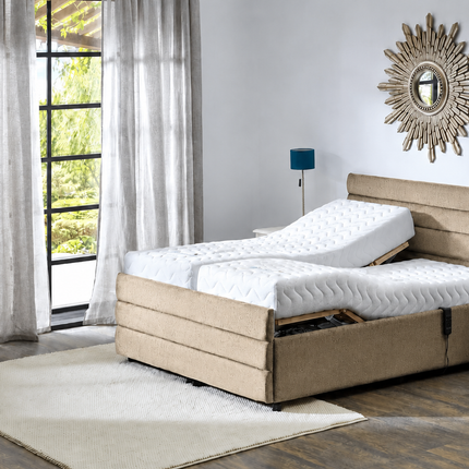 Supreme Adjustable Bed - Windsor Headboard & Footend,  Premium Memory Foam, 25 Year Warranty*