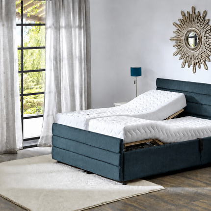 Supreme Adjustable Bed - Windsor Headboard & Footend,  Premium Memory Foam, 25 Year Warranty*