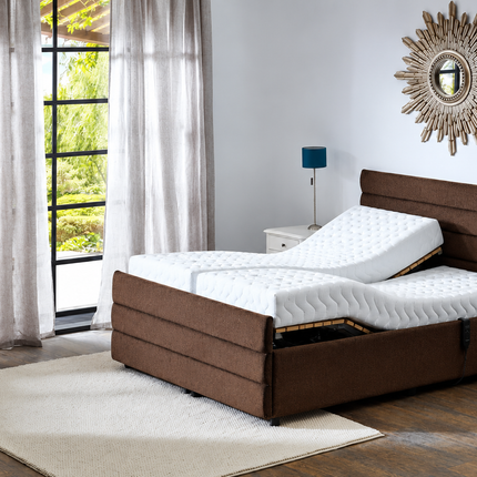 Supreme Adjustable Bed - Windsor Headboard & Footend,  Premium Memory Foam, 25 Year Warranty*