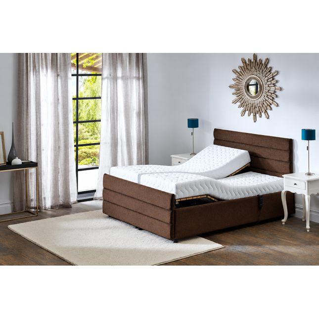 Supreme Adjustable Bed - Windsor Headboard & Footend,  Premium Memory Foam, 25 Year Warranty