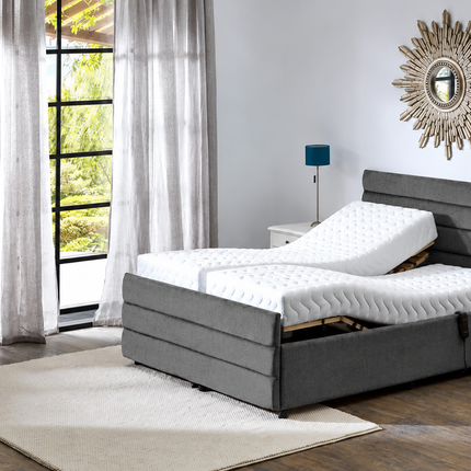 Supreme Adjustable Bed - Windsor Headboard & Footend,  Premium Memory Foam, 25 Year Warranty*