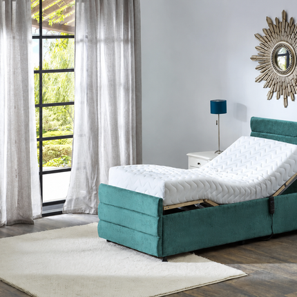 Supreme Adjustable Bed - Windsor Headboard & Footend,  Premium Memory Foam, 25 Year Warranty*