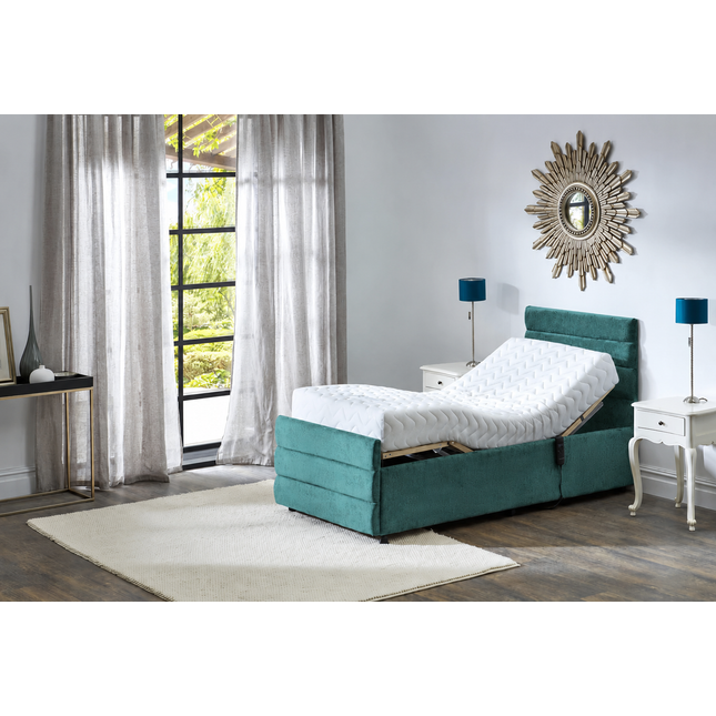 Supreme Adjustable Bed - Windsor Headboard & Footend,  Premium Memory Foam, 25 Year Warranty