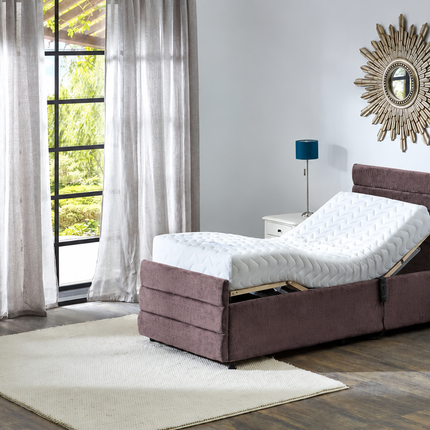 Supreme Adjustable Bed - Windsor Headboard & Footend,  Premium Memory Foam, 25 Year Warranty*