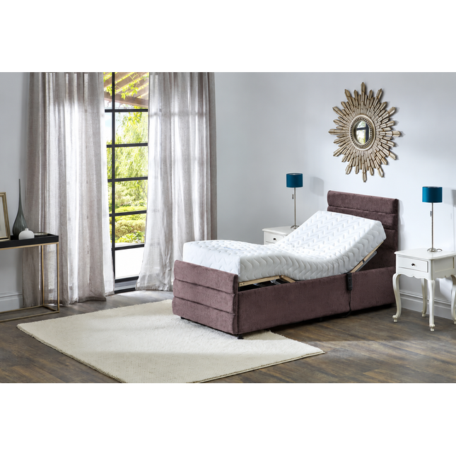 Supreme Adjustable Bed - Windsor Headboard & Footend,  Premium Memory Foam, 25 Year Warranty