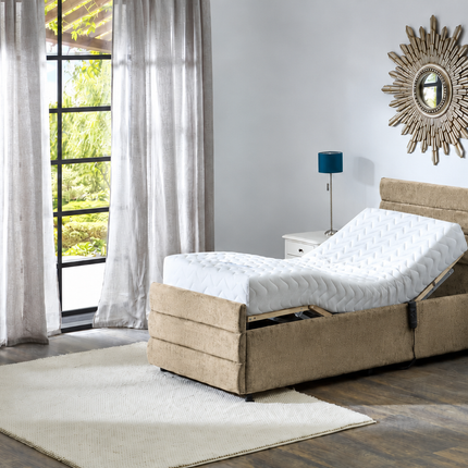 Supreme Adjustable Bed - Windsor Headboard & Footend,  Premium Memory Foam, 25 Year Warranty*