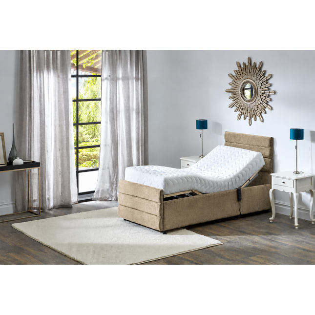Supreme Adjustable Bed - Windsor Headboard & Footend,  Premium Memory Foam, 25 Year Warranty
