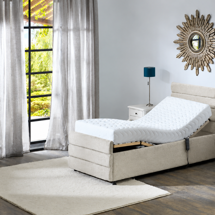 Supreme Adjustable Bed - Windsor Headboard & Footend,  Premium Memory Foam, 25 Year Warranty*