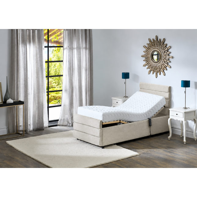 Supreme Adjustable Bed - Windsor Headboard & Footend,  Premium Memory Foam, 25 Year Warranty
