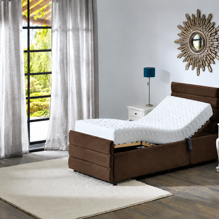 Supreme Adjustable Bed - Windsor Headboard & Footend,  Premium Memory Foam, 25 Year Warranty*