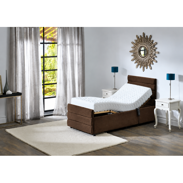 Supreme Adjustable Bed - Windsor Headboard & Footend,  Premium Memory Foam, 25 Year Warranty