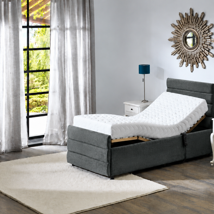 Supreme Adjustable Bed - Windsor Headboard & Footend,  Premium Memory Foam, 25 Year Warranty*