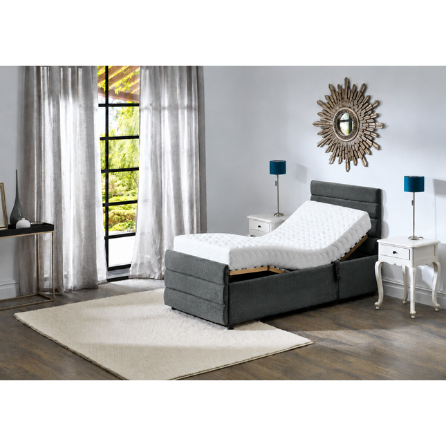 Supreme Adjustable Bed - Windsor Headboard & Footend,  Premium Memory Foam, 25 Year Warranty