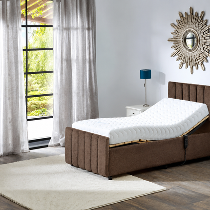 Supreme Adjustable Bed - Oxford Headboard & Footend, Premium Memory Foam, 25 Year Warranty*