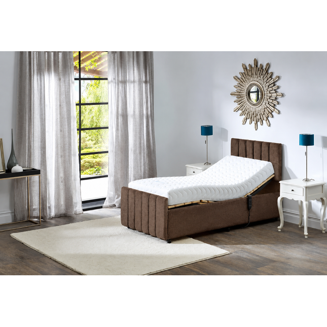 Supreme Adjustable Bed - Oxford Headboard & Footend, Premium Memory Foam, 25 Year Warranty