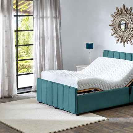 Supreme Adjustable Bed - Oxford Headboard & Footend, Premium Memory Foam, 25 Year Warranty*