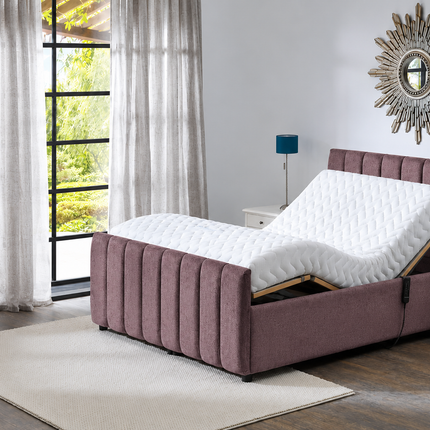 Supreme Adjustable Bed - Oxford Headboard & Footend, Premium Memory Foam, 25 Year Warranty*