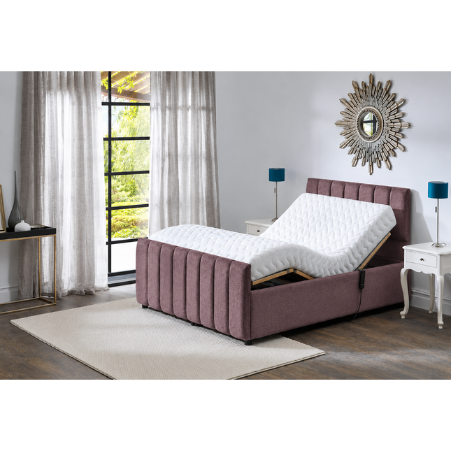 Supreme Adjustable Bed - Oxford Headboard & Footend, Premium Memory Foam, 25 Year Warranty