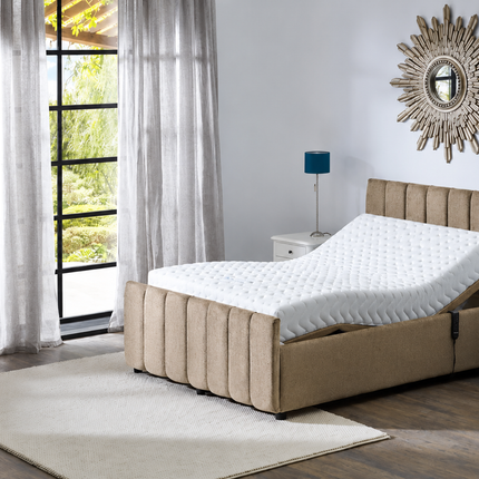 Supreme Adjustable Bed - Oxford Headboard & Footend, Premium Memory Foam, 25 Year Warranty*