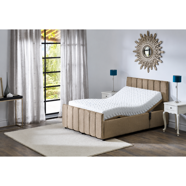 Supreme Adjustable Bed - Oxford Headboard & Footend, Premium Memory Foam, 25 Year Warranty