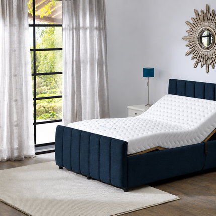 Supreme Adjustable Bed - Oxford Headboard & Footend, Premium Memory Foam, 25 Year Warranty*