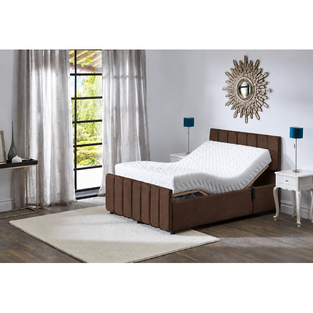 Supreme Adjustable Bed - Oxford Headboard & Footend, Premium Memory Foam, 25 Year Warranty