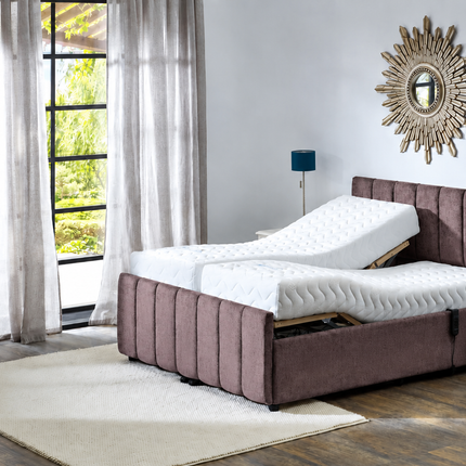 Supreme Adjustable Bed - Oxford Headboard & Footend, Premium Memory Foam, 25 Year Warranty*