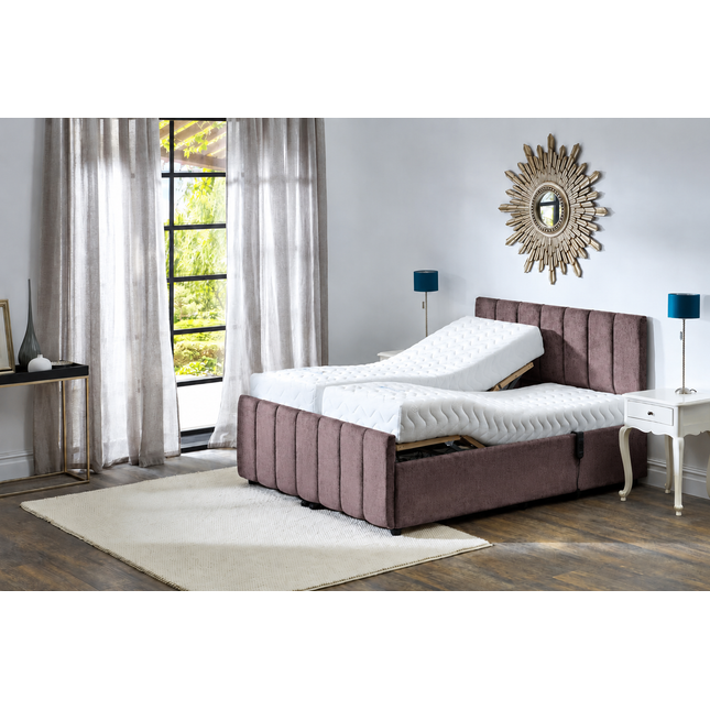 Supreme Adjustable Bed - Oxford Headboard & Footend, Premium Memory Foam, 25 Year Warranty