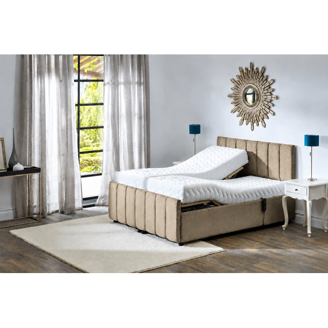 Supreme Adjustable Bed - Oxford Headboard & Footend, Premium Memory Foam, 25 Year Warranty