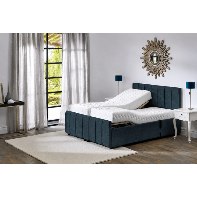 Supreme Adjustable Bed - Oxford Headboard & Footend, Premium Memory Foam, 25 Year Warranty