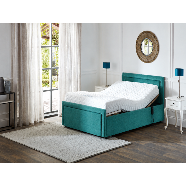 Supreme Electric Adjustable Bed with Headboard & Footend, Premium Memory Foam, 25 Year Warranty