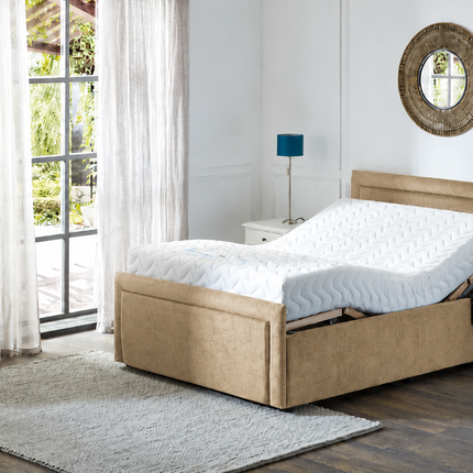 Supreme Electric Adjustable Bed with Headboard & Footend, Premium Memory Foam, 25 Year Warranty*