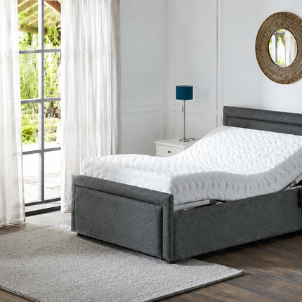 Supreme Electric Adjustable Bed with Headboard & Footend, Premium Memory Foam, 25 Year Warranty*
