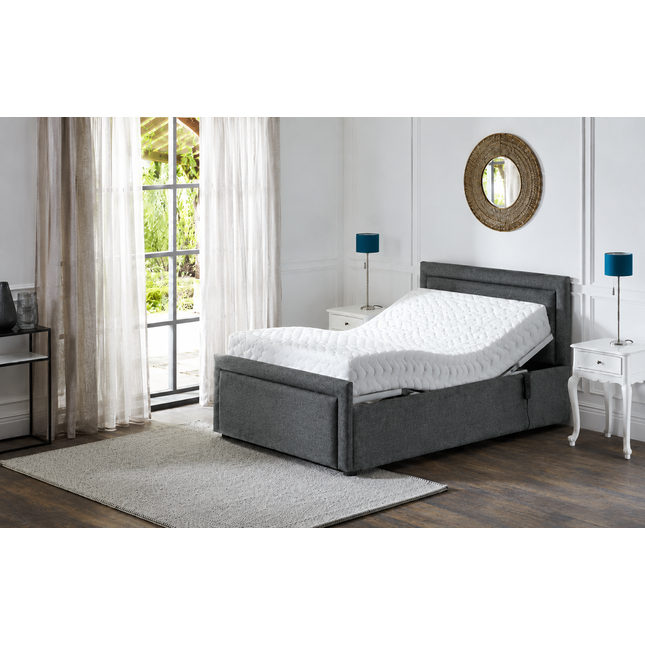 Supreme Electric Adjustable Bed with Headboard & Footend, Premium Memory Foam, 25 Year Warranty