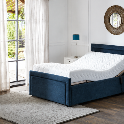 Supreme Electric Adjustable Bed with Headboard & Footend, Premium Memory Foam, 25 Year Warranty*