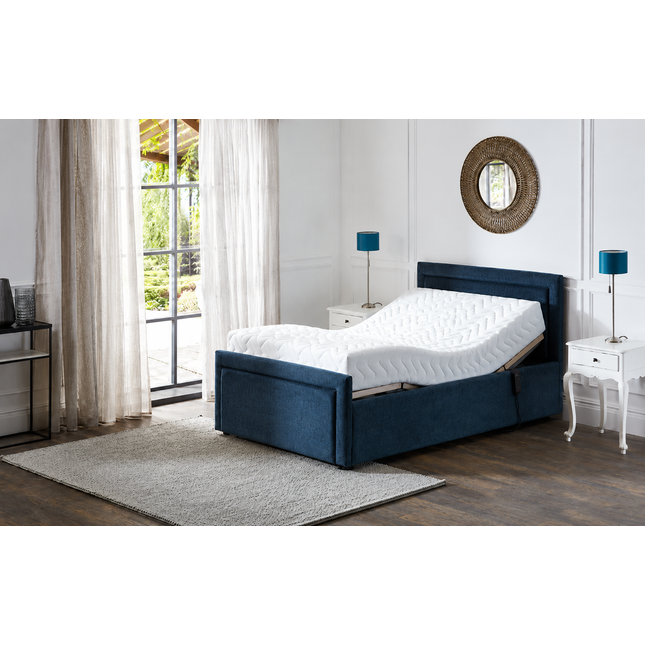 Supreme Electric Adjustable Bed with Headboard & Footend, Premium Memory Foam, 25 Year Warranty
