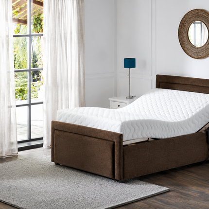 Supreme Electric Adjustable Bed with Headboard & Footend, Premium Memory Foam, 25 Year Warranty*