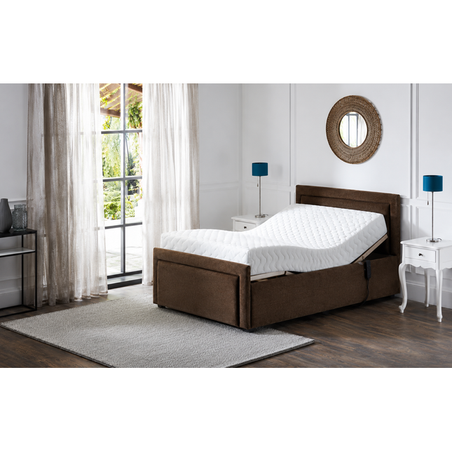 Supreme Electric Adjustable Bed with Headboard & Footend, Premium Memory Foam, 25 Year Warranty
