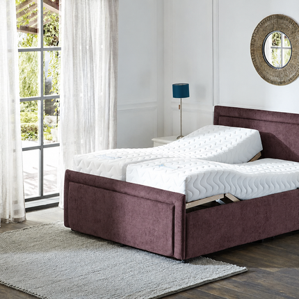 Supreme Electric Adjustable Bed with Headboard & Footend, Premium Memory Foam, 25 Year Warranty*