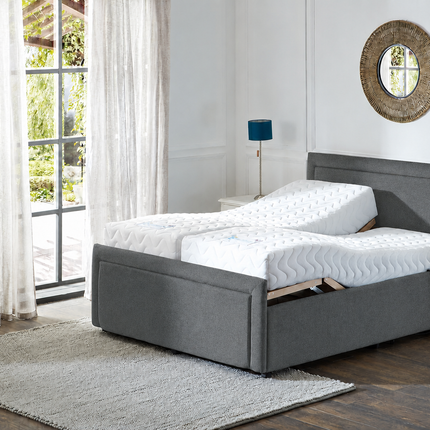 Supreme Electric Adjustable Bed with Headboard & Footend, Premium Memory Foam, 25 Year Warranty*