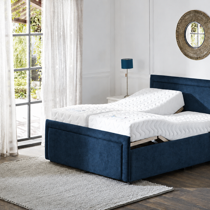 Supreme Electric Adjustable Bed with Headboard & Footend, Premium Memory Foam, 25 Year Warranty*