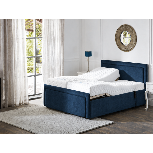 Supreme Electric Adjustable Bed with Headboard & Footend, Premium Memory Foam, 25 Year Warranty